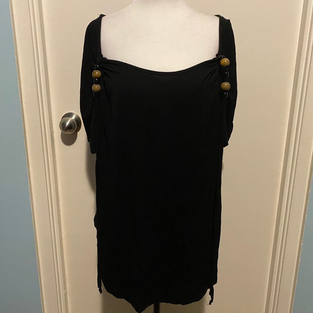 MXM BEADED BOHO STYLE TOP - Picture 2 of 12